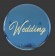 №11 Наклейка Wedding (золото) Sticker  